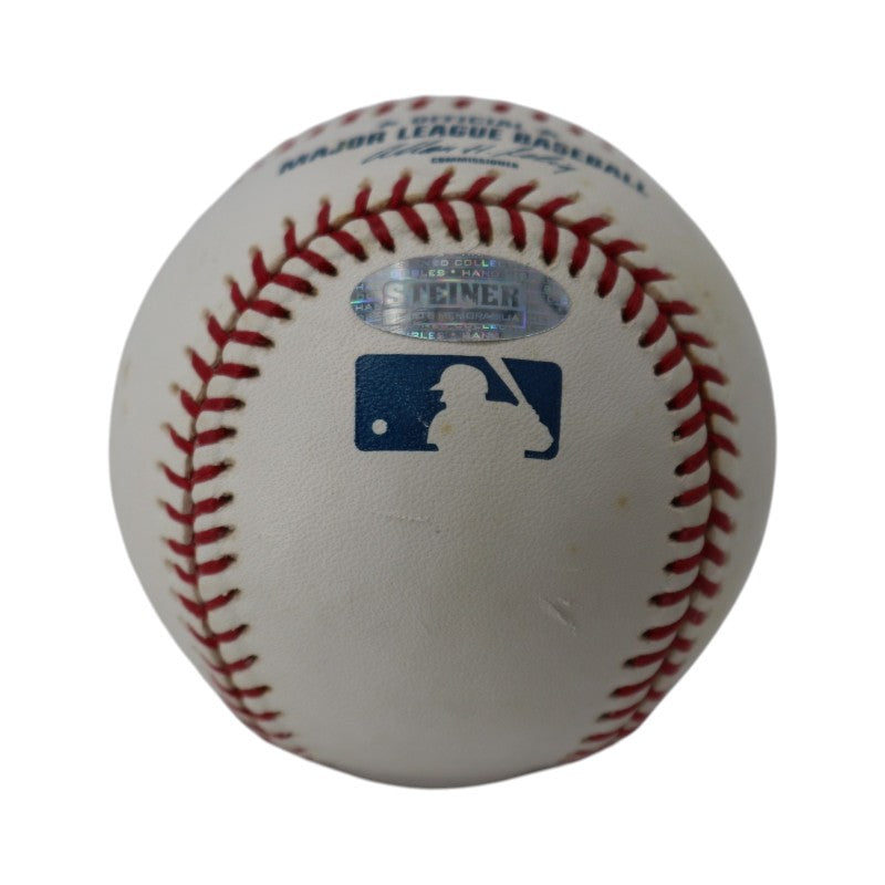 Lenny Dykstra New York Mets Autographed OMLB Baseball Steiner/MLB Holo