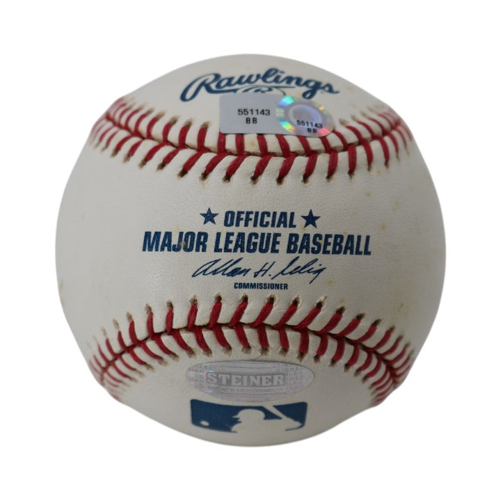 Lenny Dykstra New York Mets Autographed OMLB Baseball Steiner/MLB Holo