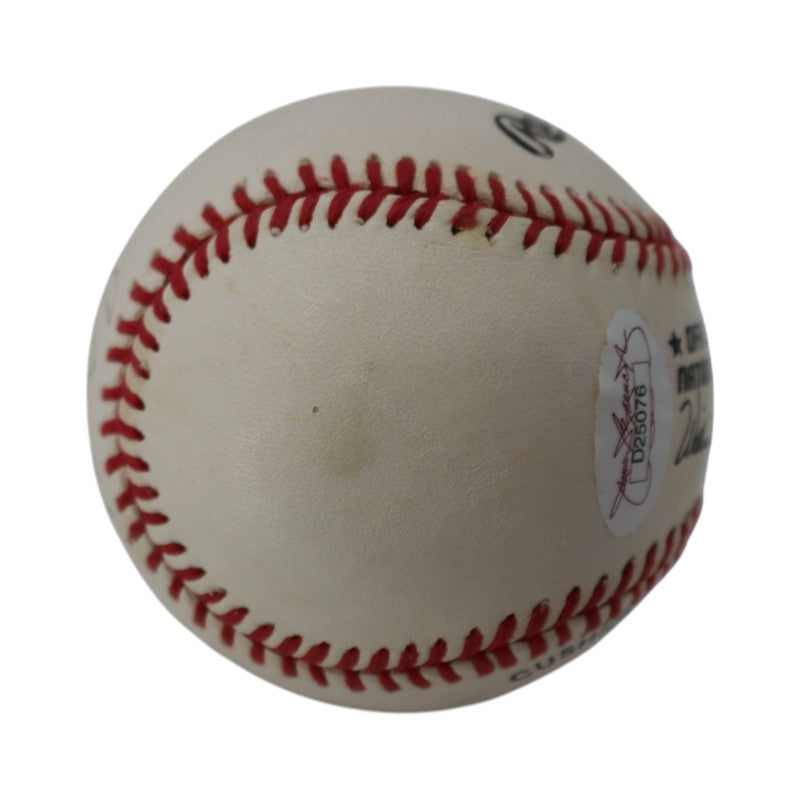 Greg Maddux Atlanta Braves Autographed Inscribed ONL Baseball JSA Holo Only