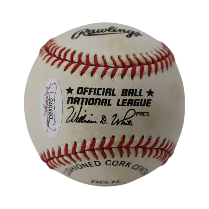 Greg Maddux Atlanta Braves Autographed Inscribed ONL Baseball JSA Holo Only