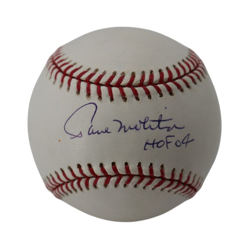 Paul Molitor Milwaukee Brewers Autographed Inscribed OMLB Baseball Steiner Holo