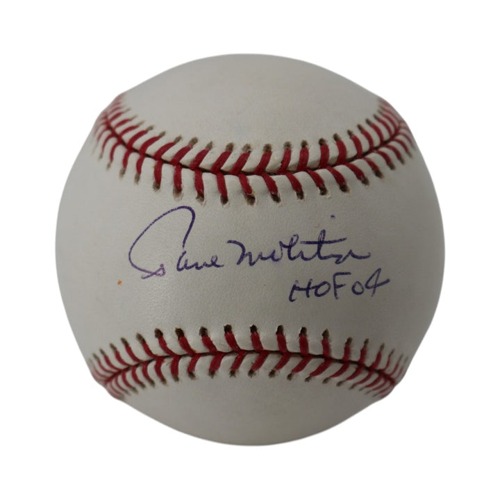 Paul Molitor Milwaukee Brewers Autographed Inscribed OMLB Baseball Steiner Holo