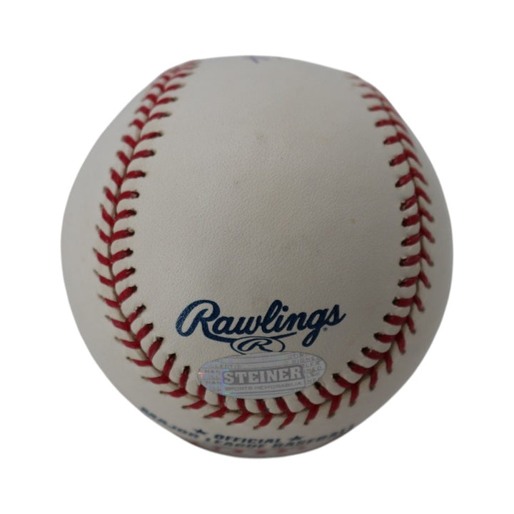 Paul Molitor Milwaukee Brewers Autographed Inscribed OMLB Baseball Steiner Holo