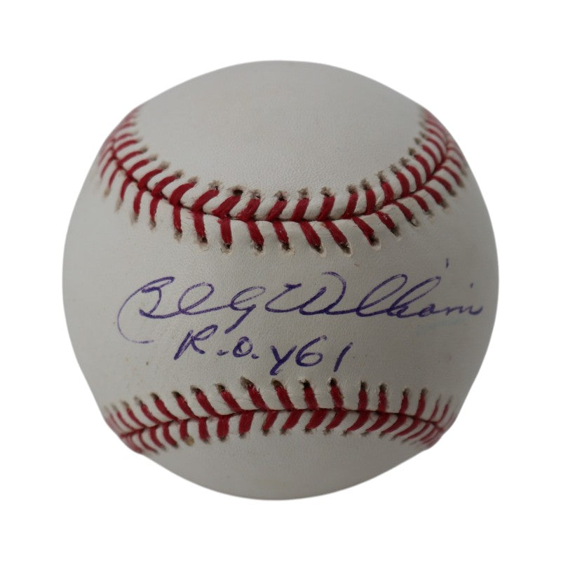 Billy Williams Chicago Cubs Autographed Inscribed OMLB Baseball PSA/DNA Holo