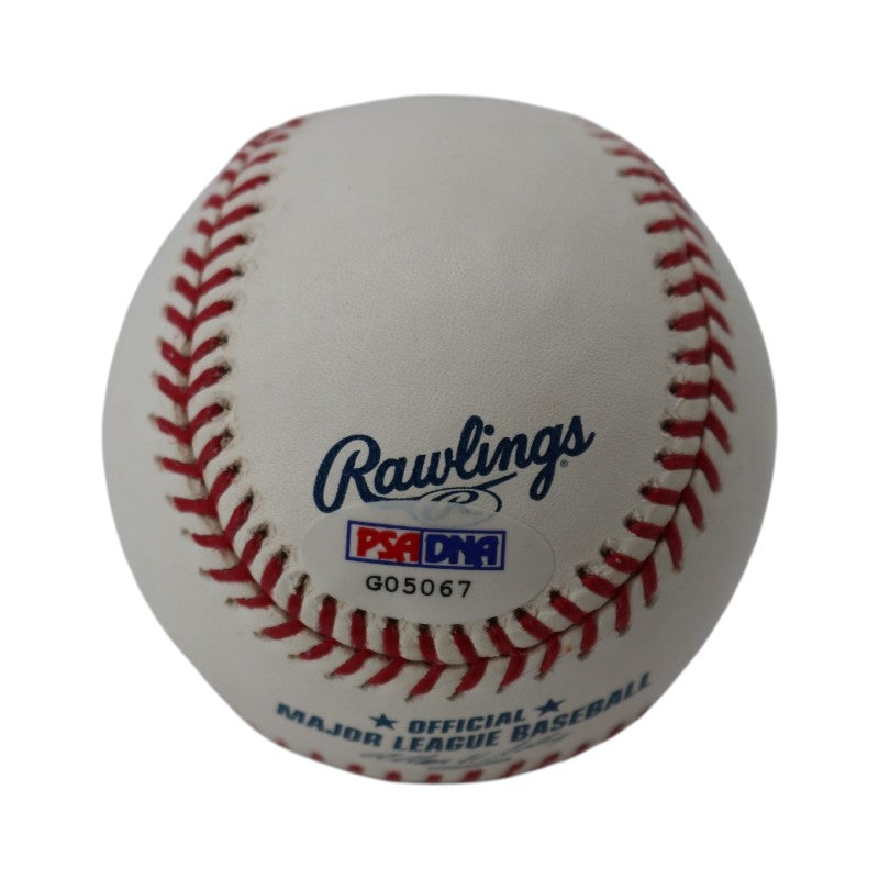 Billy Williams Chicago Cubs Autographed Inscribed OMLB Baseball PSA/DNA Holo
