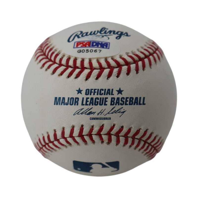 Billy Williams Chicago Cubs Autographed Inscribed OMLB Baseball PSA/DNA Holo