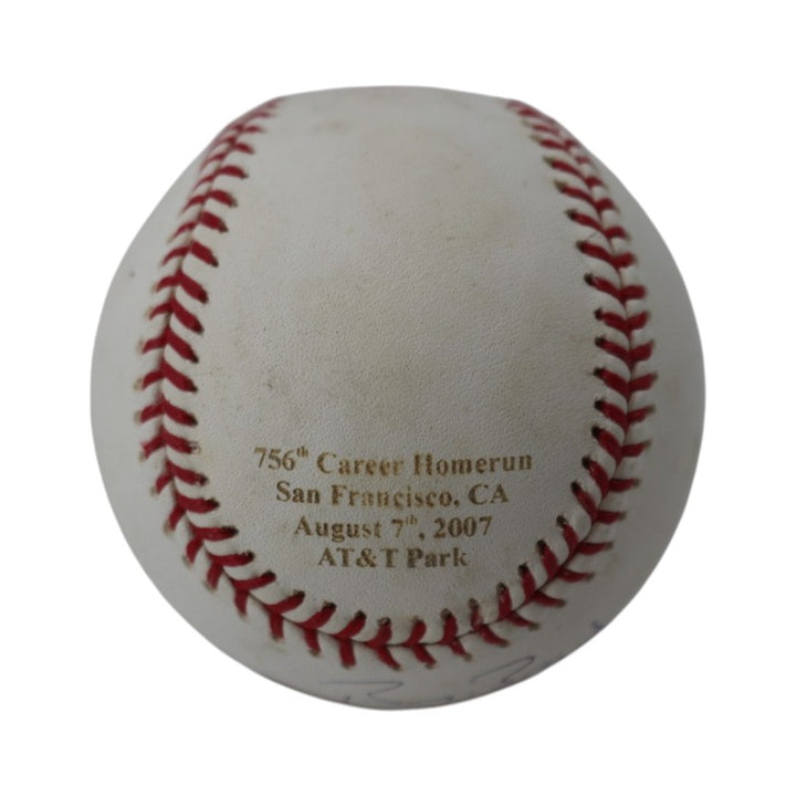 Barry Bonds San Francisco Giants Autographed Engraved OMLB Baseball PSA Holo