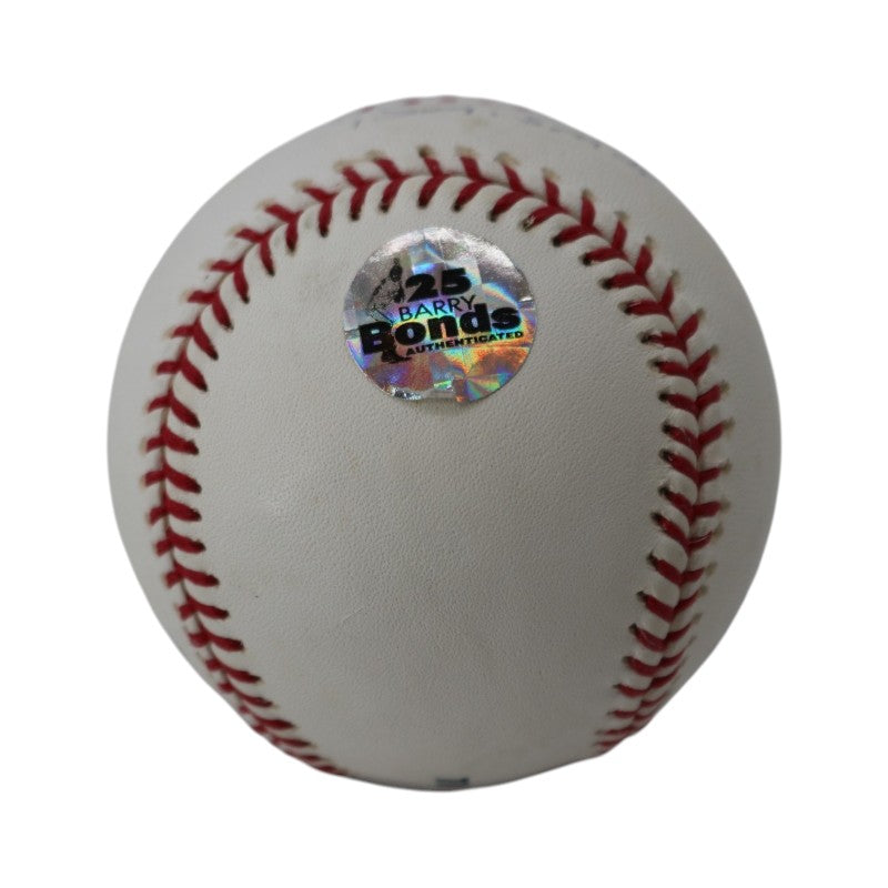 Barry Bonds San Francisco Giants Autographed Engraved OMLB Baseball PSA Holo