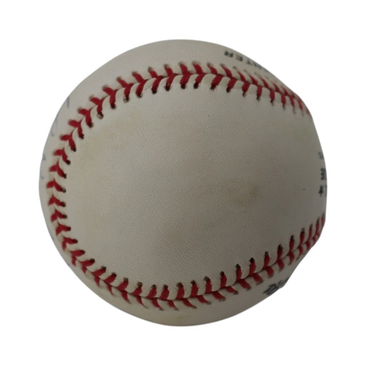 Johnny Vander Meer Cincinnati Reds Autographed Inscribed ONL Baseball PSA/DNA Holo