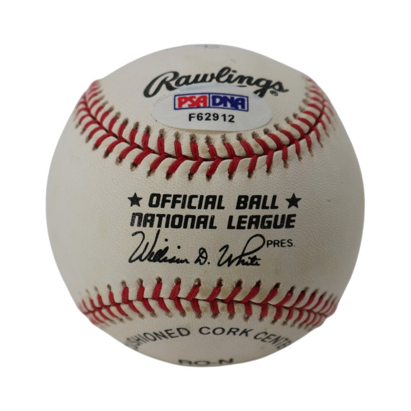 Johnny Vander Meer Cincinnati Reds Autographed Inscribed ONL Baseball PSA/DNA Holo