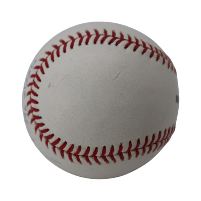 Maury Wills Los Angeles Dodgers Autographed Inscribed OMLB Baseball Steiner Holo