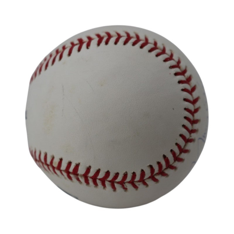 Maury Wills Los Angeles Dodgers Autographed Inscribed OMLB Baseball Steiner Holo
