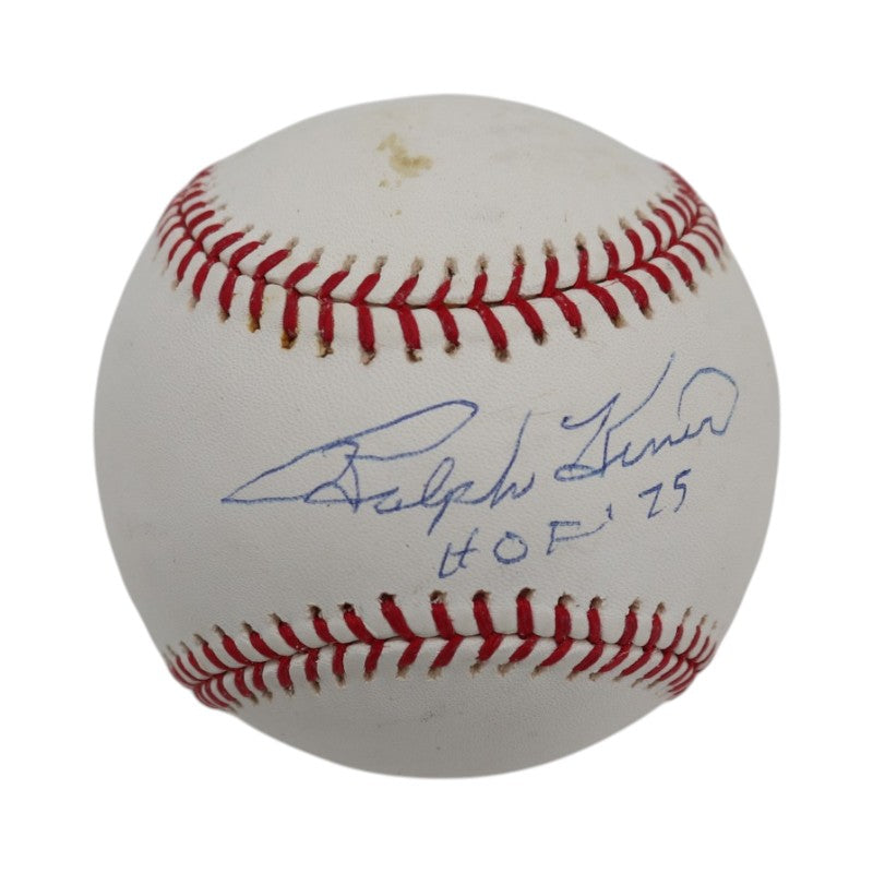Ralph Kiner Pittsburgh Pirates Autographed Inscribed OMLB Baseball Steiner COA