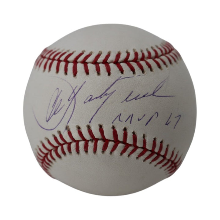 Carl Yastrzemski Boston Red Sox Autographed Inscribed OMLB Baseball JSA/MLB Holo