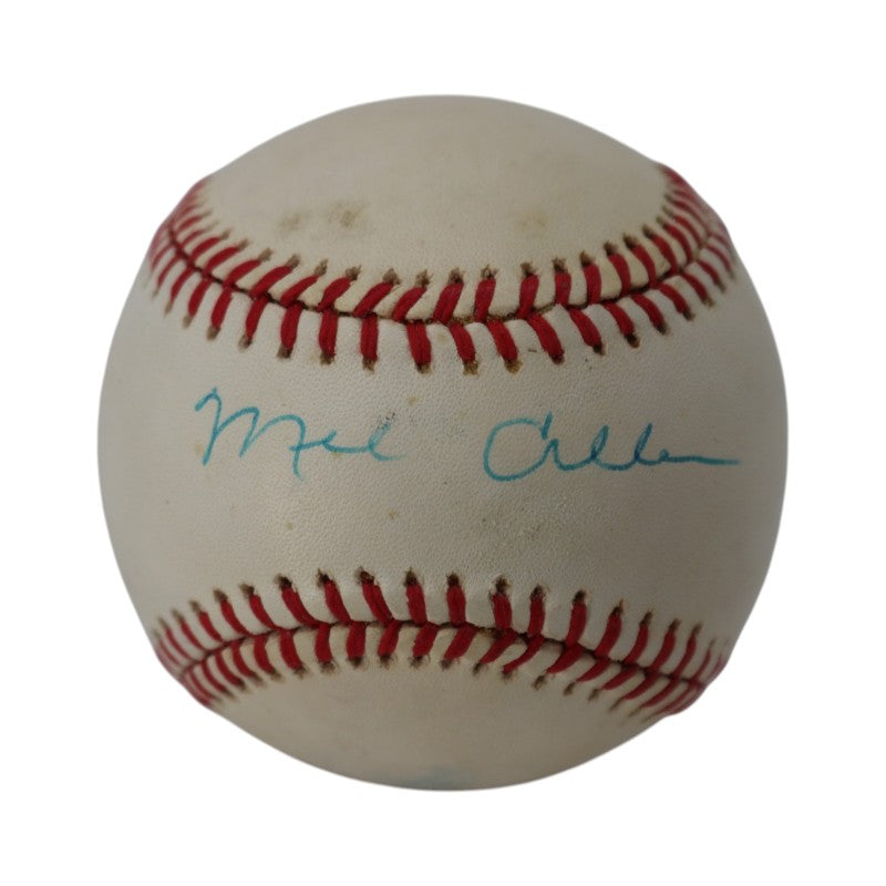 Mel Allen New York Yankees Announcer Autographed OAL Baseball PSA/DNA Holo