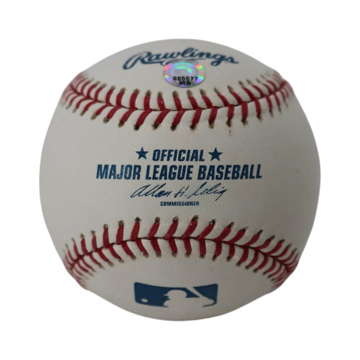 Ernie Banks Chicago Cubs Autographed OMLB Baseball MLB Holo
