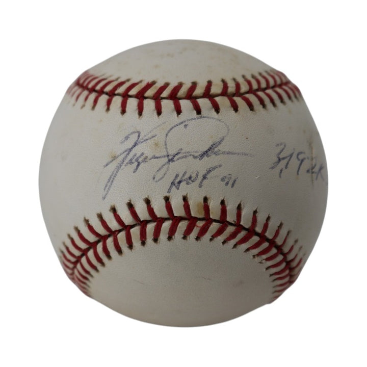 Fergie Jenkins Chicago Cubs Autographed Inscribed OMLB Baseball JSA Holo