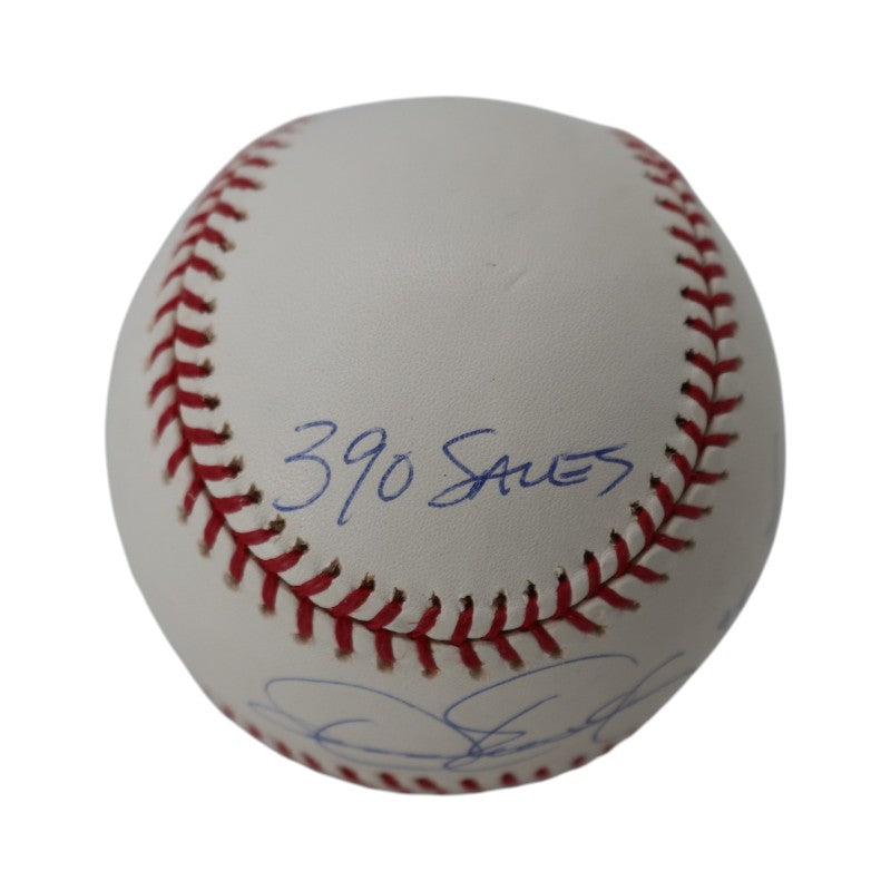 Dennis Eckersley Oakland Athletics Signed Inscribed OMLB Baseball Steiner Holo