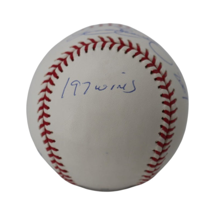 Dennis Eckersley Oakland Athletics Signed Inscribed OMLB Baseball Steiner Holo