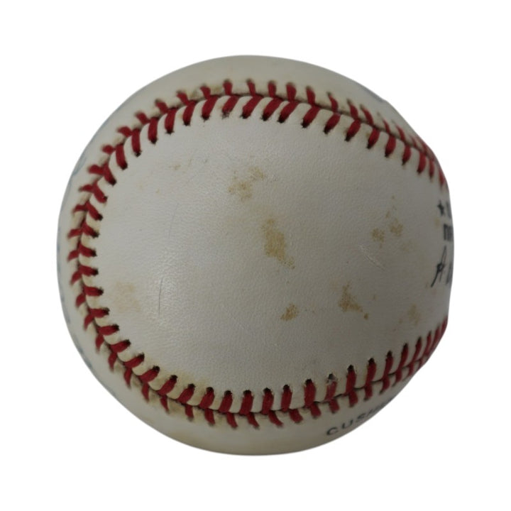 Pee Wee Reese Brooklyn Los Angeles Dodgers Autographed ONL Baseball PSA/DNA Holo