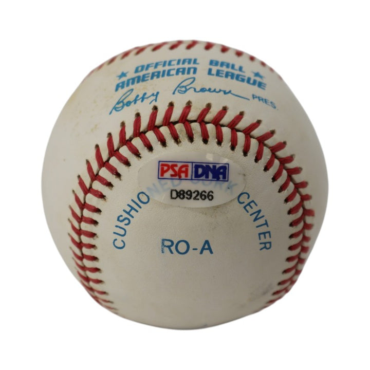 Reggie Jackson New York Yankees Autographed OAL Baseball PSA/DNA Holo