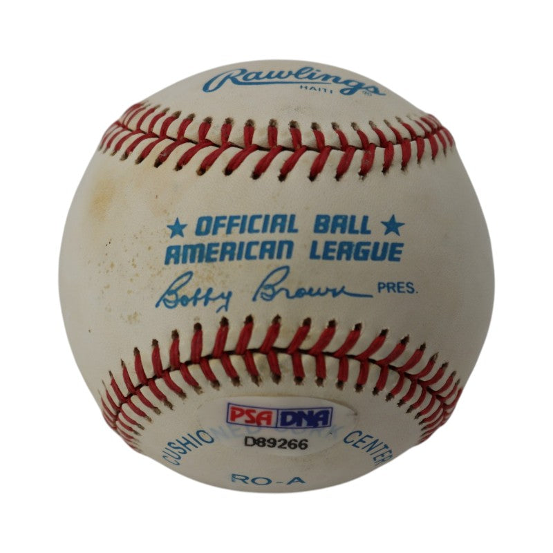 Reggie Jackson New York Yankees Autographed OAL Baseball PSA/DNA Holo