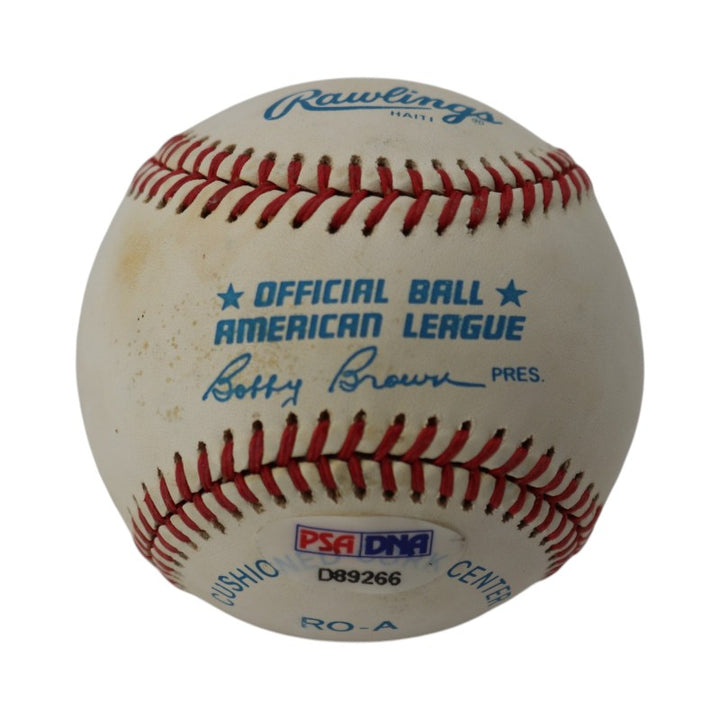 Reggie Jackson New York Yankees Autographed OAL Baseball PSA/DNA Holo