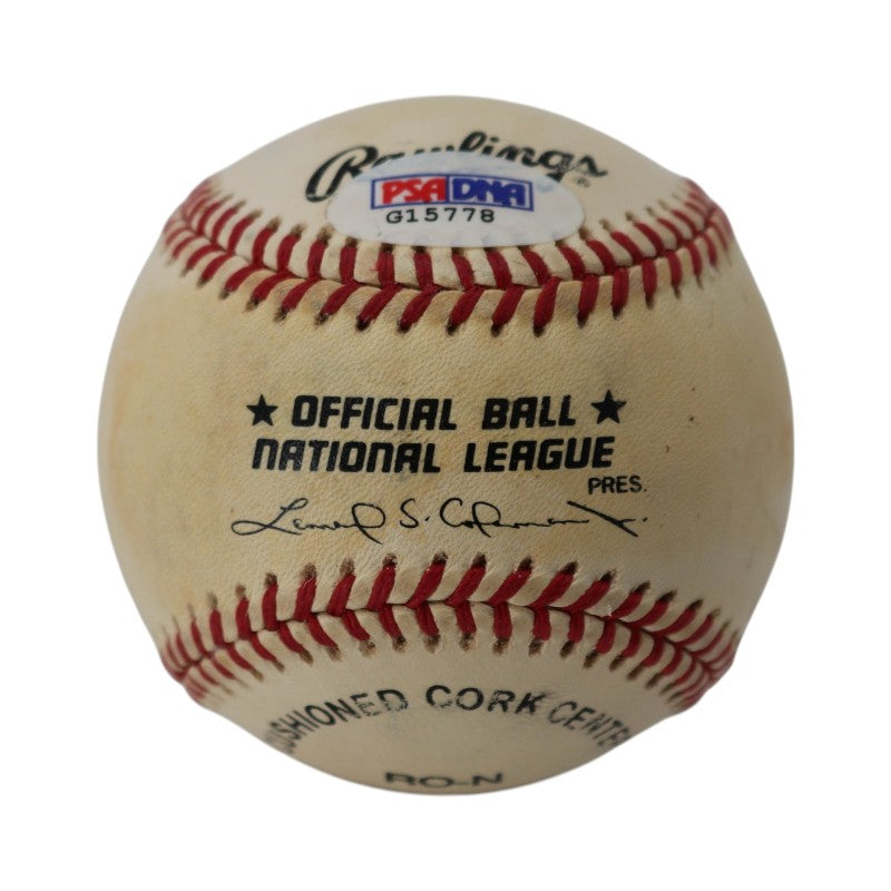 Richie Ashburn Philadelphia Phillies Autographed Inscribed ONL Baseball PSA/DNA Holo
