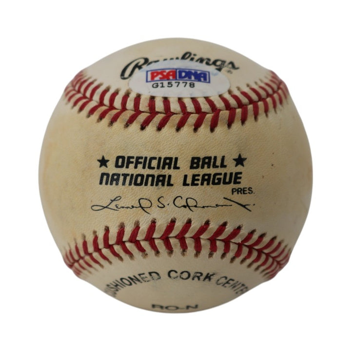 Richie Ashburn Philadelphia Phillies Autographed Inscribed ONL Baseball PSA/DNA Holo