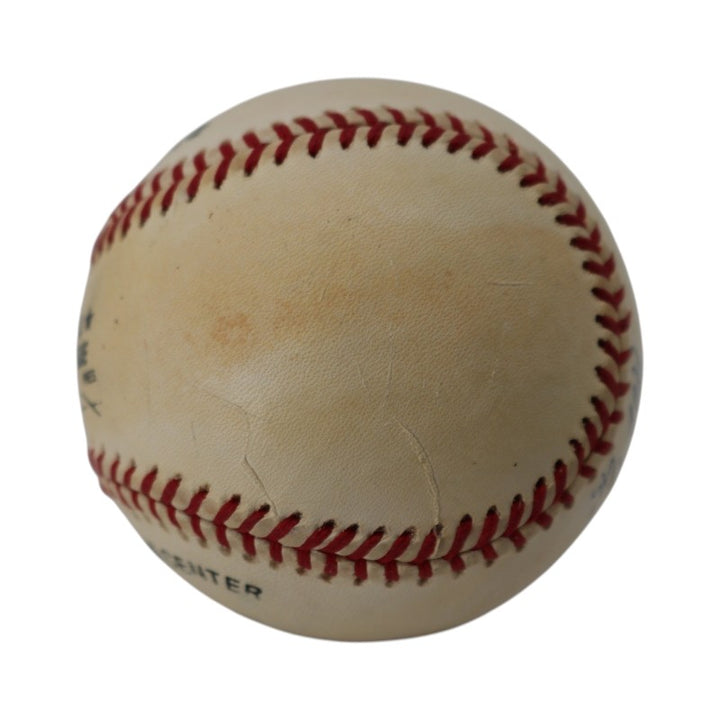 Richie Ashburn Philadelphia Phillies Autographed Inscribed ONL Baseball PSA/DNA Holo