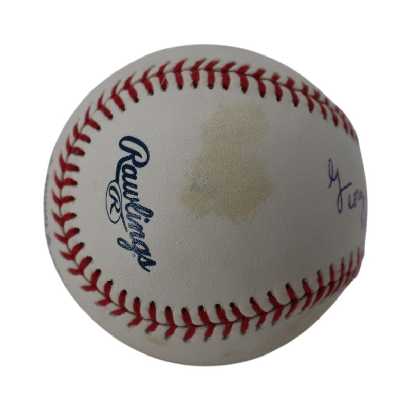 George Kell Detroit Tigers Autographed Inscribed OMLB Baseball PSA/DNA Holo
