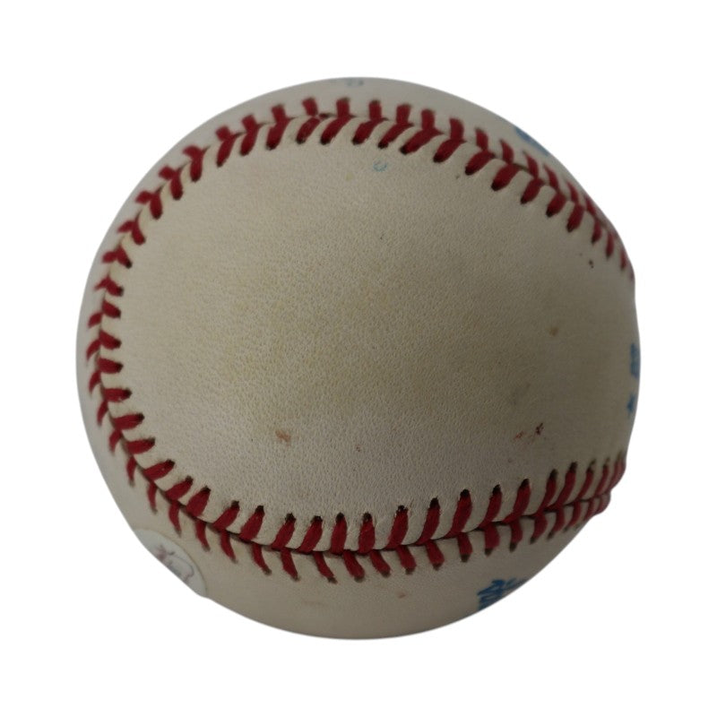 Chipper Jones Atlanta Braves Signed 1995 WS Logo Baseball JSA Holo Only