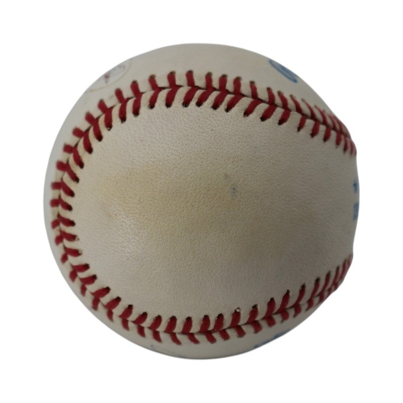 Chipper Jones Atlanta Braves Signed 1995 WS Logo Baseball JSA Holo Only
