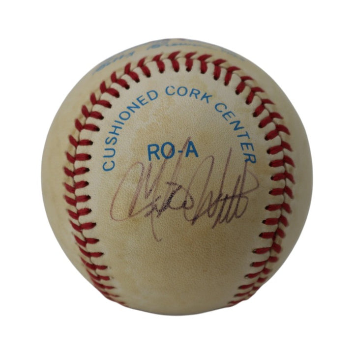 Mike Witt California Angels Autographed OAL Baseball JSA Holo