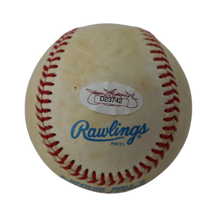 Mike Witt California Angels Autographed OAL Baseball JSA Holo