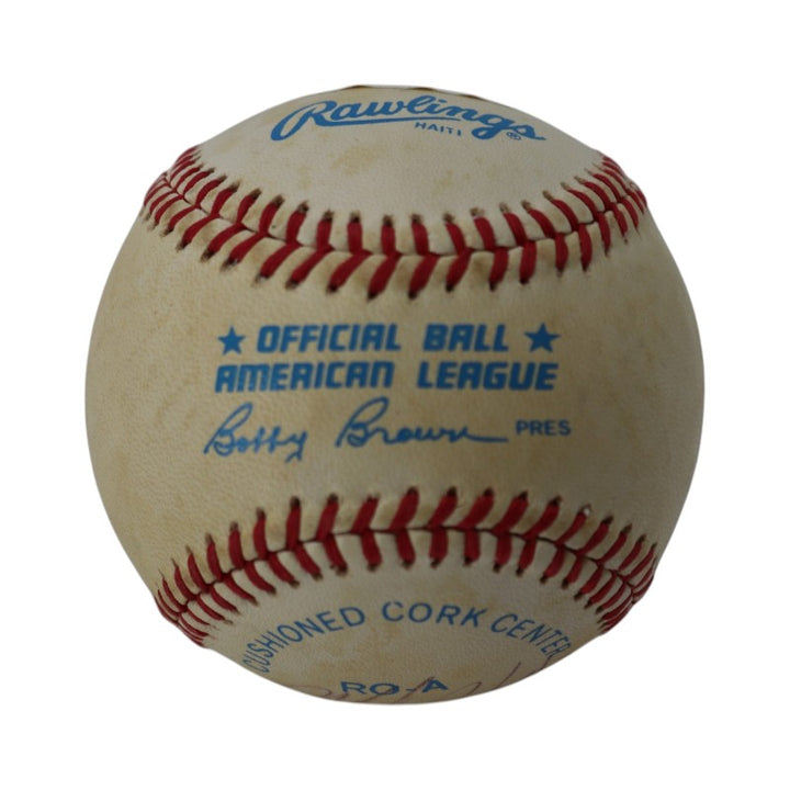 Mike Witt California Angels Autographed OAL Baseball JSA Holo