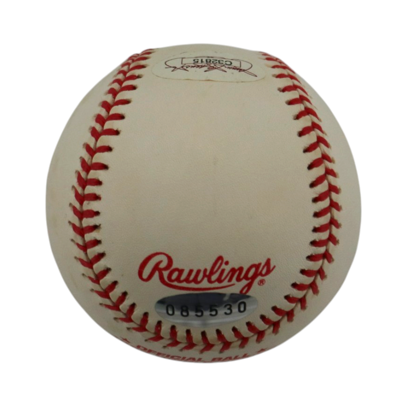 Darryl Strawberry NY Yankees 1998 World Series Logo Baseball JSA/Steiner Holo