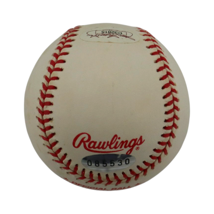 Darryl Strawberry NY Yankees 1998 World Series Logo Baseball JSA/Steiner Holo