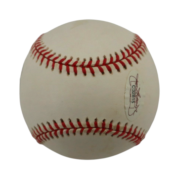 Darryl Strawberry NY Yankees 1998 World Series Logo Baseball JSA/Steiner Holo