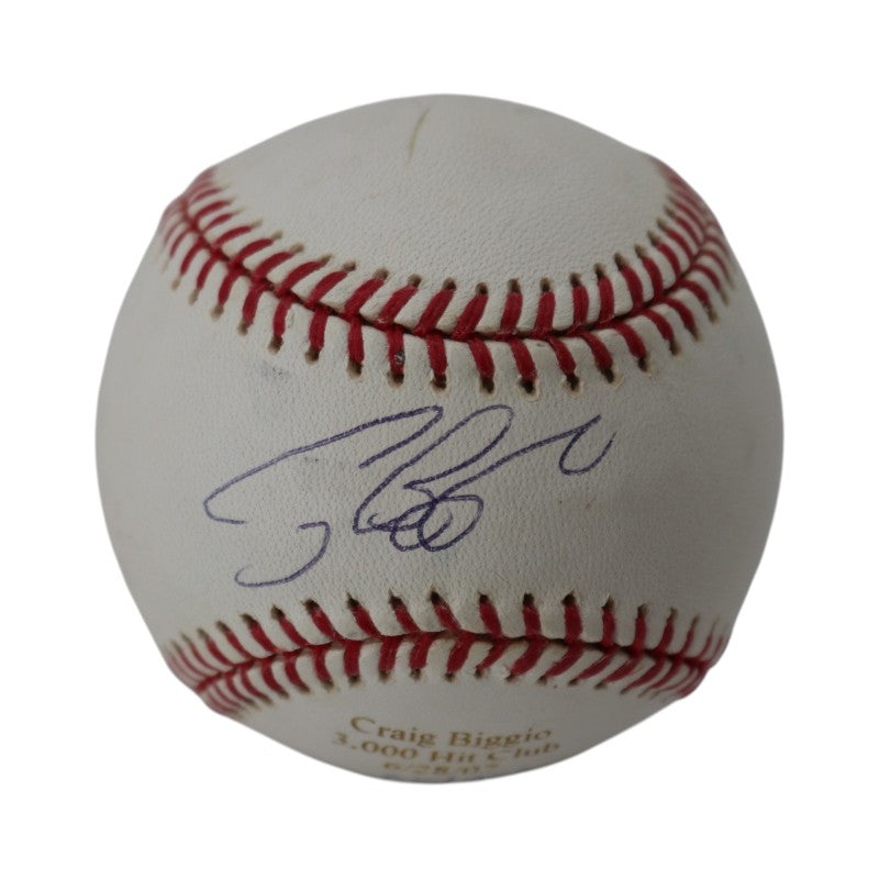 Craig Biggio HOU Astros Signed Inscribed OMLB Baseball LE 65/307 MLB/TRI-STAR Holo
