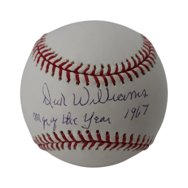 Dick Williams Boston Red Sox Autographed Inscribed OMLB Baseball Steiner Holo