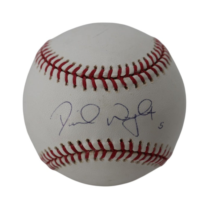 David Wright New York Mets Autographed OMLB Baseball Locker Room Mem Holo