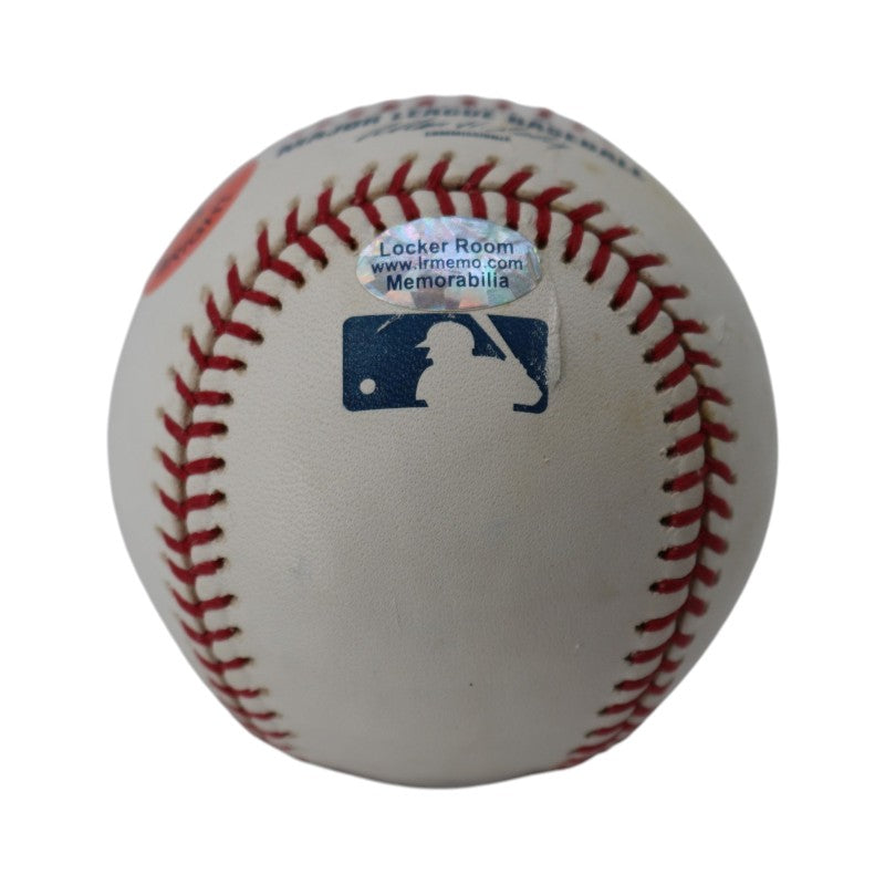 David Wright New York Mets Autographed OMLB Baseball Locker Room Mem Holo