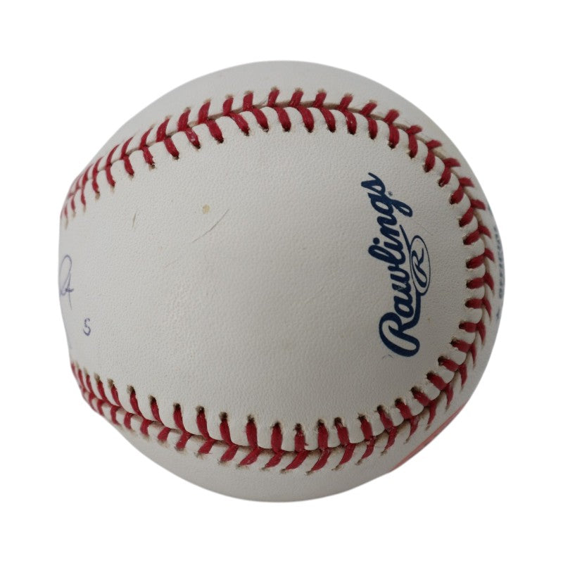 David Wright New York Mets Autographed OMLB Baseball Locker Room Mem Holo