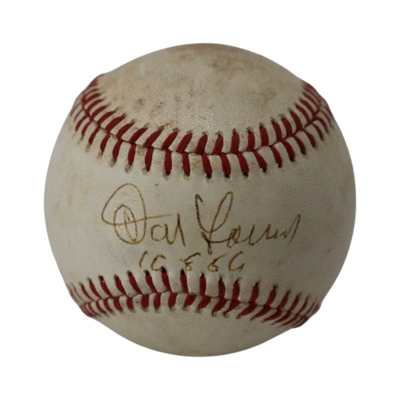 Don Larsen New York Yankees Autographed Inscribed OAL Baseball JSA Holo