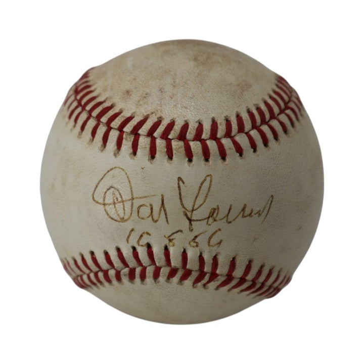 Don Larsen New York Yankees Autographed Inscribed OAL Baseball JSA Holo