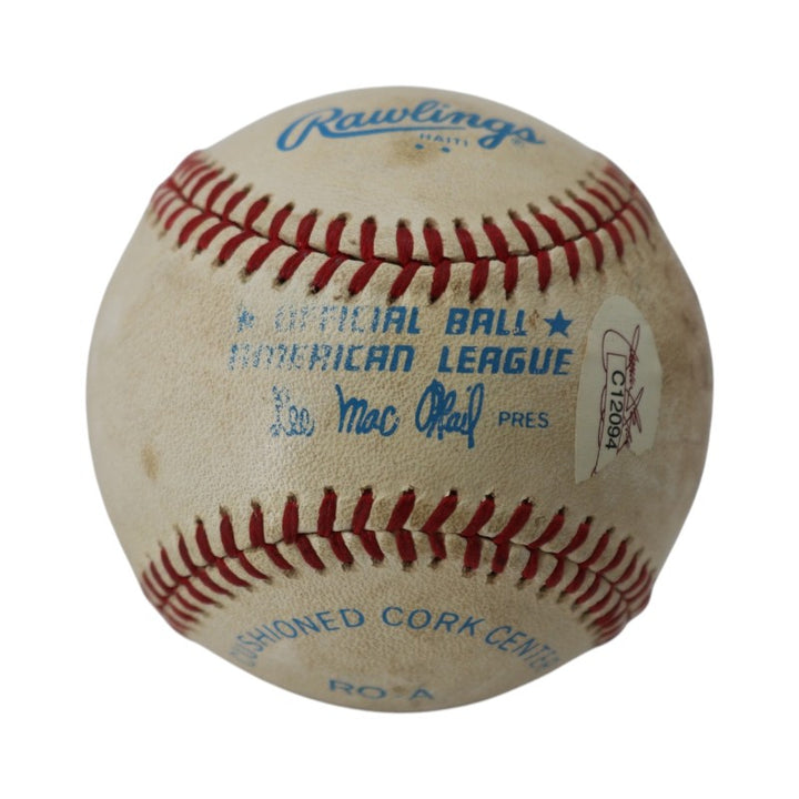 Don Larsen New York Yankees Autographed Inscribed OAL Baseball JSA Holo