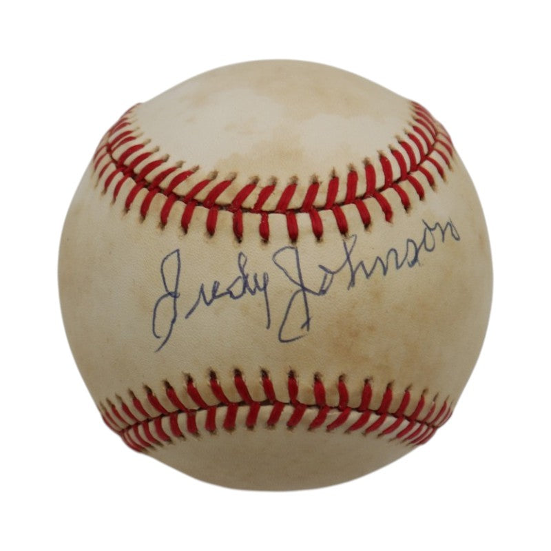 Judy Johnson Grays Crawfords Cubans Autographed OAL Baseball JSA LOA