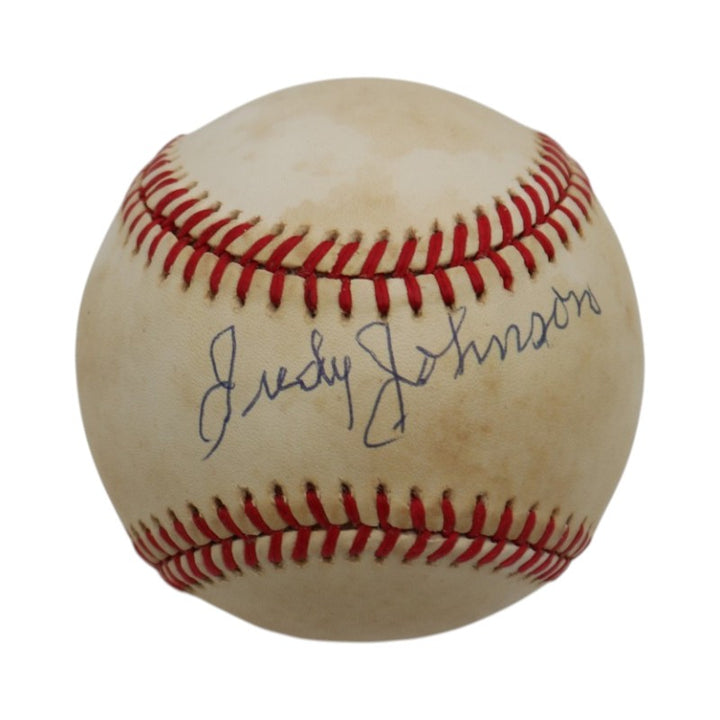 Judy Johnson Grays Crawfords Cubans Autographed OAL Baseball JSA LOA