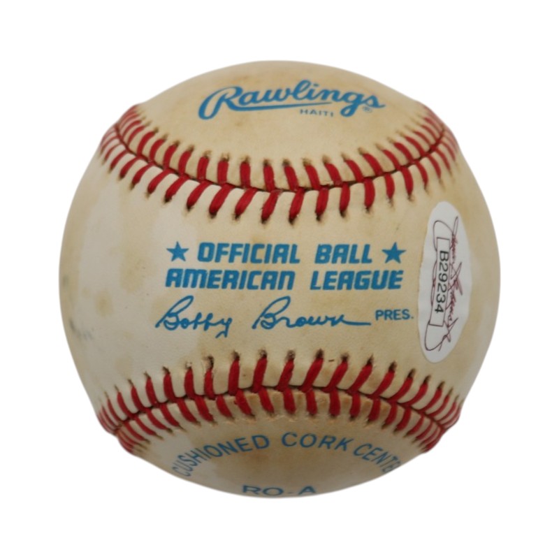 Judy Johnson Grays Crawfords Cubans Autographed OAL Baseball JSA LOA